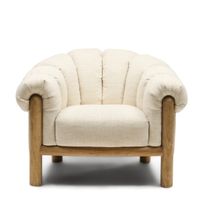 NEW**RIVIERA MAISON*Rafal Lounge Armchair Two-Tone Weave Fin
