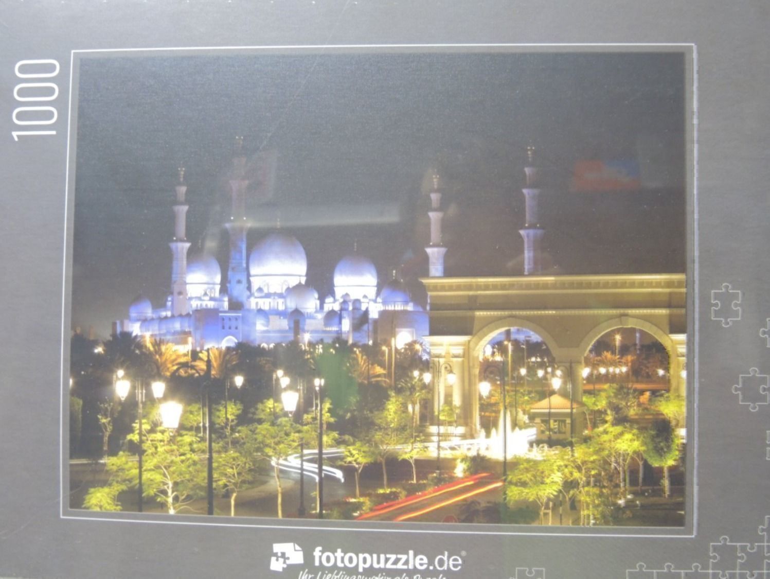Puzzles: Fotopuzzel 27 Tempel bei Nacht 1000 – Neu und originalverpackt aus Dagmersellen von FBM-Bacheli