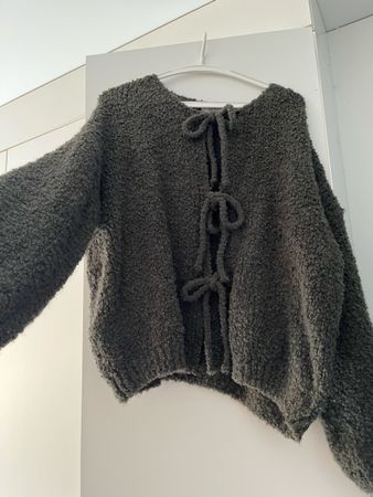 Wunderschöner Strickpullover, Khaki, Onesize, Top Zustand