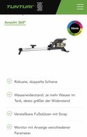 Tunturi R85W Endurance Rudergerät mit Wasserwiderstand