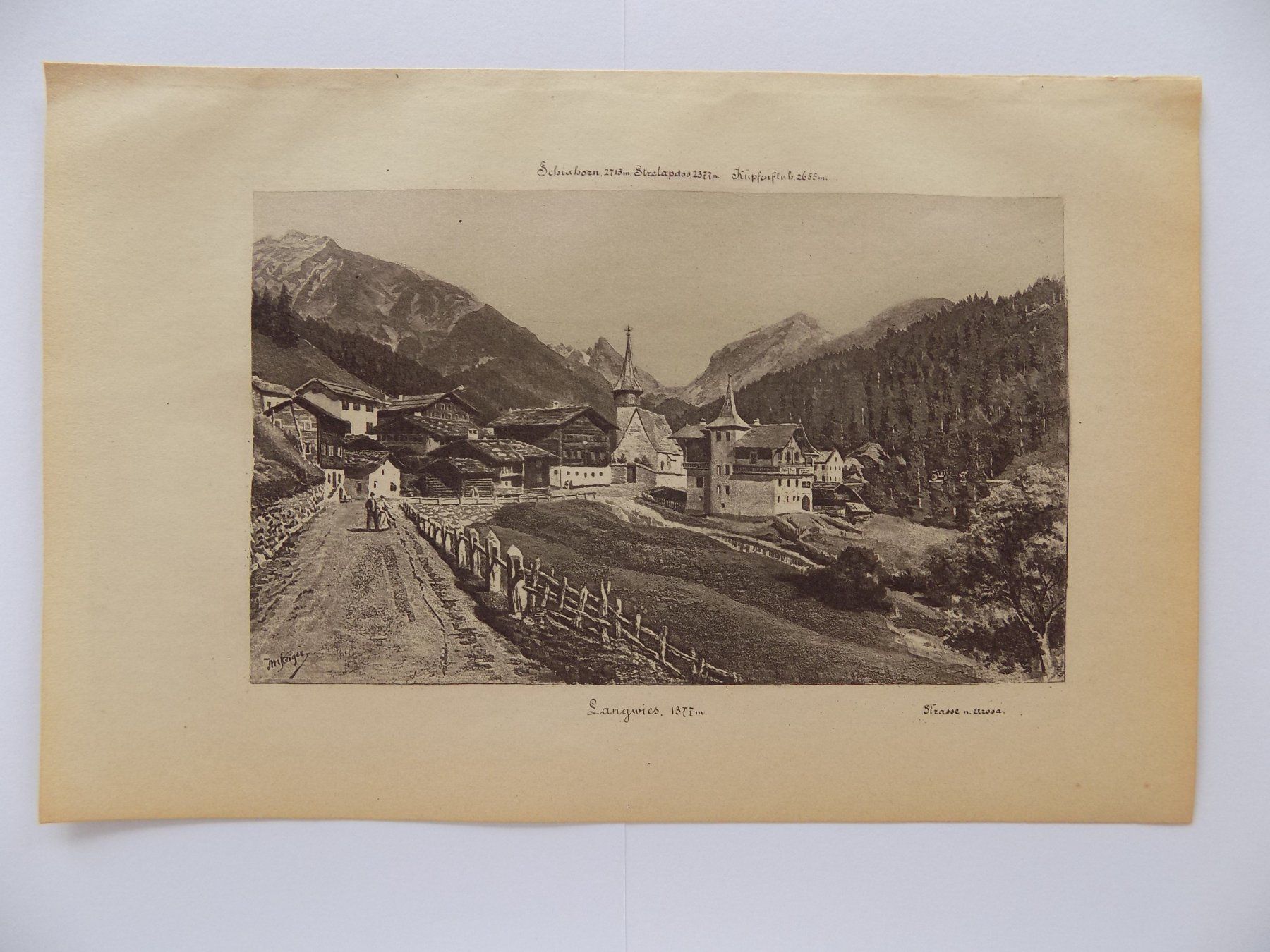 Stiche: Langwies Arosa – Gebraucht aus Risch von Rischli15