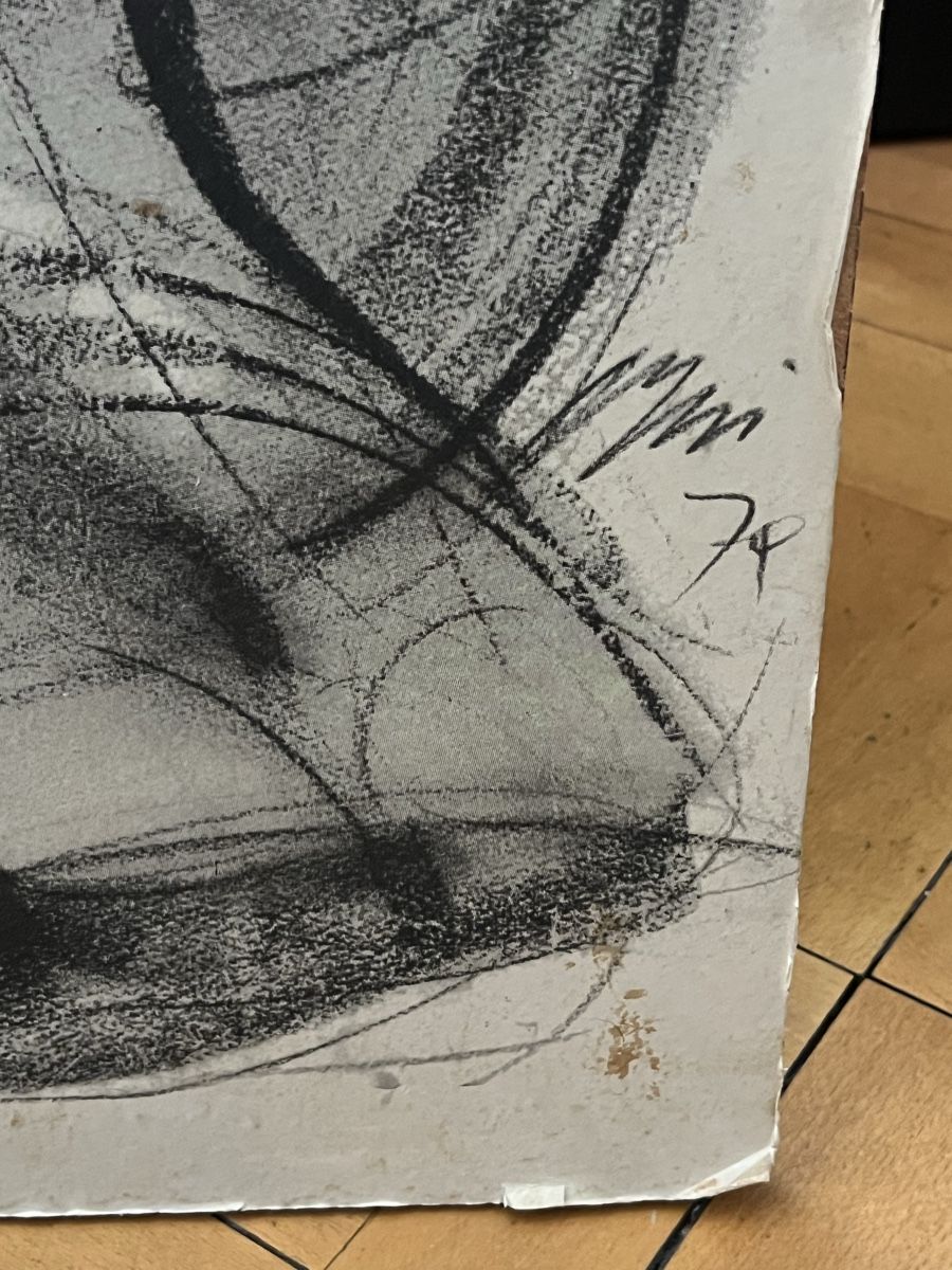 Dipinti: Grosses Elefanten-Portrait von Hans Erni – Usato da Zürich venduto da juergarno 1