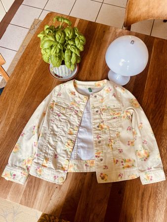🧜‍♀️ frisches Jeans Jäckchen Benetton Größe 110 fast Neu