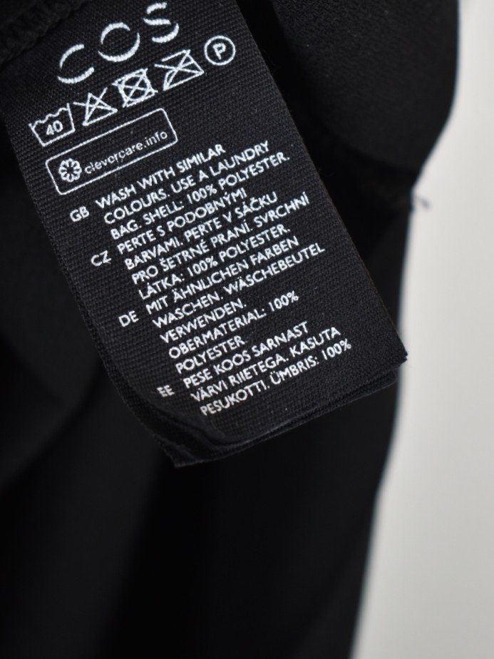 Cos Vestiti: COS Kleid, Gr.42, plissiert, schwarz – Usato da Nürensdorf venduto da 2ND_STORY 6