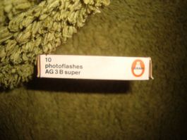 vintage 80iger years OSRAM vacublitz AG3B 10 Blitzbirnen box