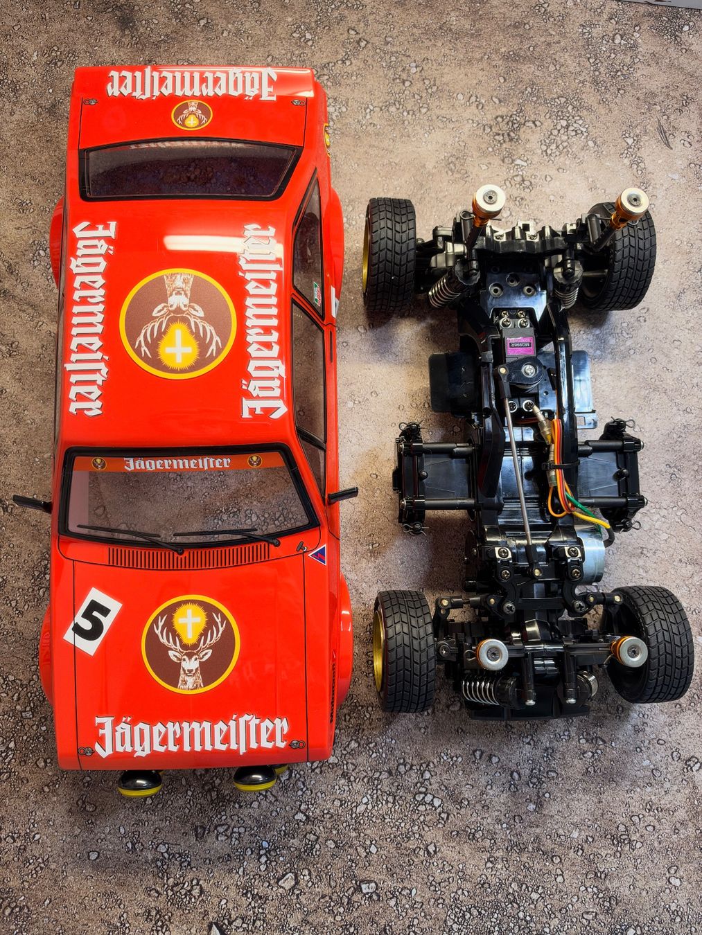 Tamiya RC Modellbau: Tamiya Ford Escort Jägermeister – Neu (gemäss Beschreibung) aus Uznach von nightcrawler 7