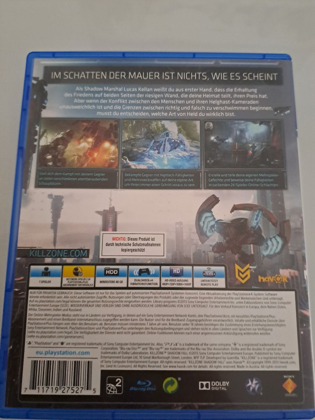 Jeux: KILLZONE Shadow Fall, PS4 Spiel – Neuf (Voir description) à Dietikon par Aro79 3