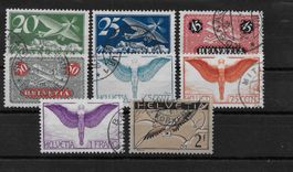 🛩️Flugpostserie 1933/37 geriffelte Gummierung Kat.550.-👍