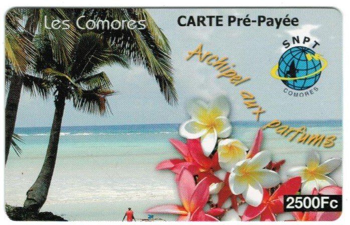 Schede telefoniche: Telefonkarte Comores Blumen – Usato da Zürich venduto da Tolima194