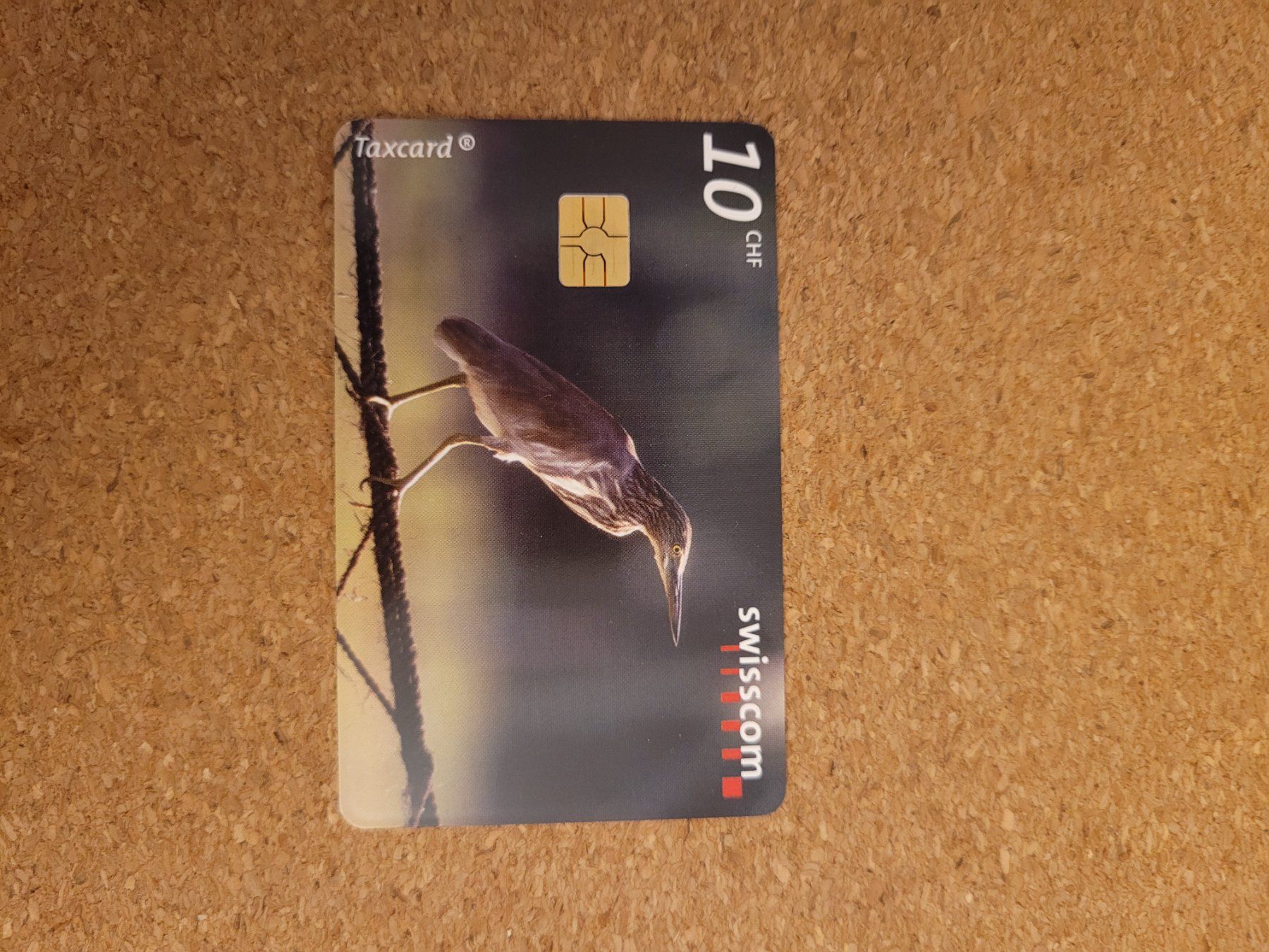 Swisscom Schede telefoniche: Taxcard Vogel – Usato da Inwil venduto da Flower2325