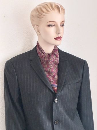 Gestreifter Herren Blazer in Wolle/Kaschmir