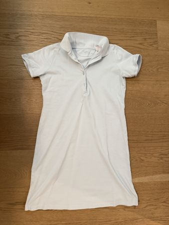 White Polo Dress van laac Size 38 100% Cotton
