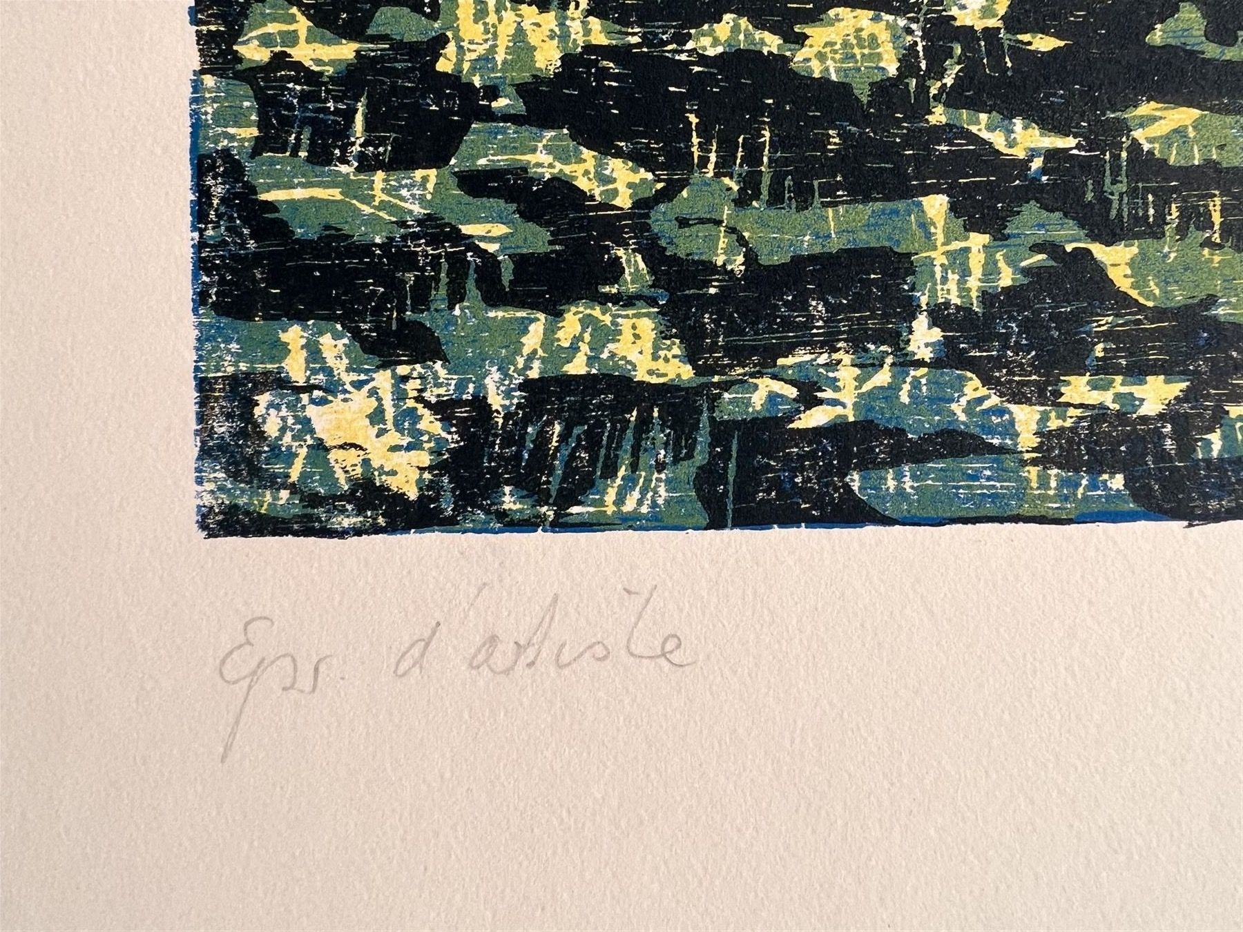 Xilografie: Karl Landolt Original- Holzschnitt – Usato da Adliswil venduto da buch_und_kunst 2