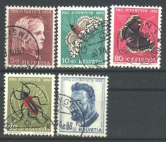 1953, Pro Juventute, ohne Falz, gestempelt