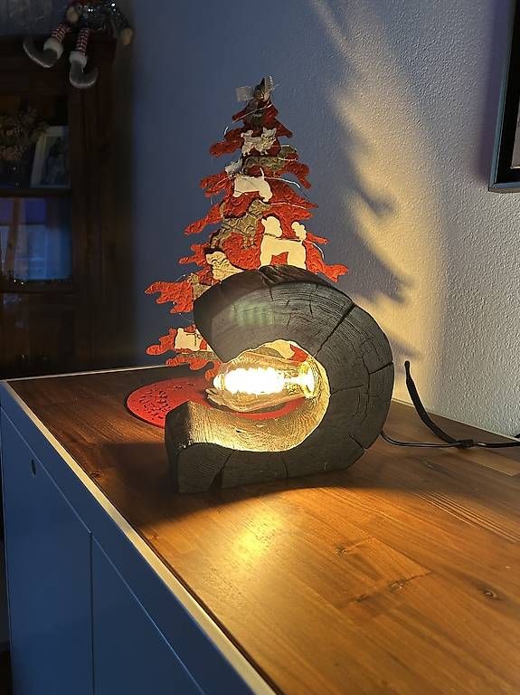 Lampade: Lampada artigianale. – Usato da Carabbia venduto da fri_byd9