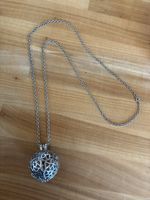 Kette mit Kugel-käfig Anhänger / Modeschmuck