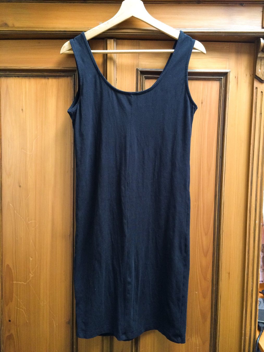 Vestiti: Schwarzes Kleid Mini / Grösse L, Baumwolle – Usato da Zofingen venduto da angito 1