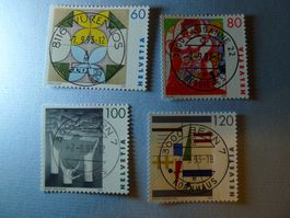 1993 Sonderpostmarken 3  Werke  schweizer Frauen 848-851 ORT
