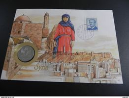 Münzbrief Syrien 1 Pound 1991