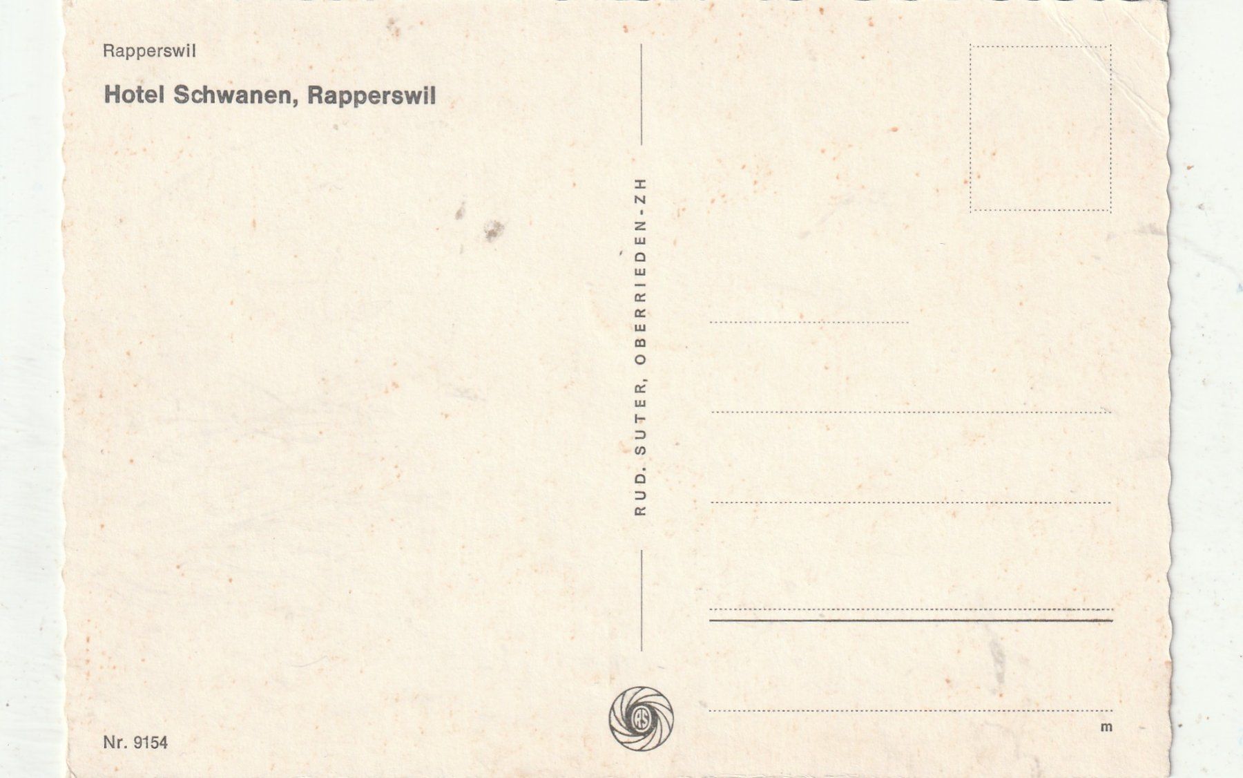 Cartoline postali: Rapperswil - Schiff – Usato da Lumbrein venduto da made02 1