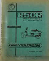 ERSATZTEILKATALOG | PUCH LEICHTROLLER | R50R - AB 12.1965