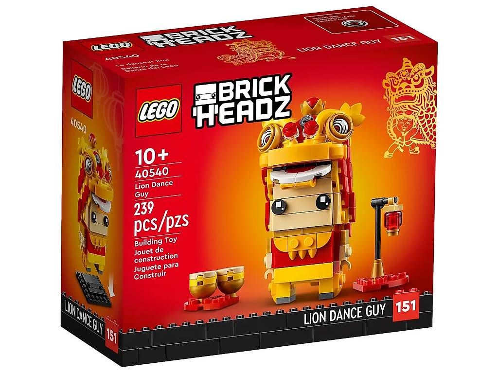 Lego Kit di costruzioni: Lego Lion Dance Guy - Brick Headz - 40540 - NEU – Nuovo e nell'imballaggio originale da Chur venduto da pho_x7pb