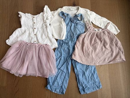 Mädchen Kleiderpaket Gr. 92 - H&M & weitere - 5 Teile