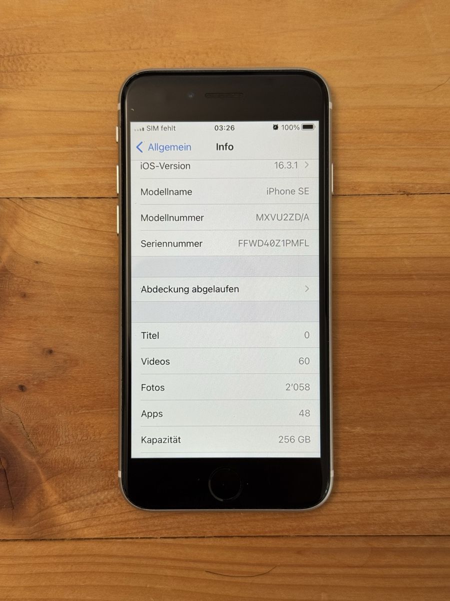 Apple Portables: iPhone SE 2nd Gen 256GB white with Box Good Condition – D'occasion à Wetzikon ZH par sackheimbeutlin 3