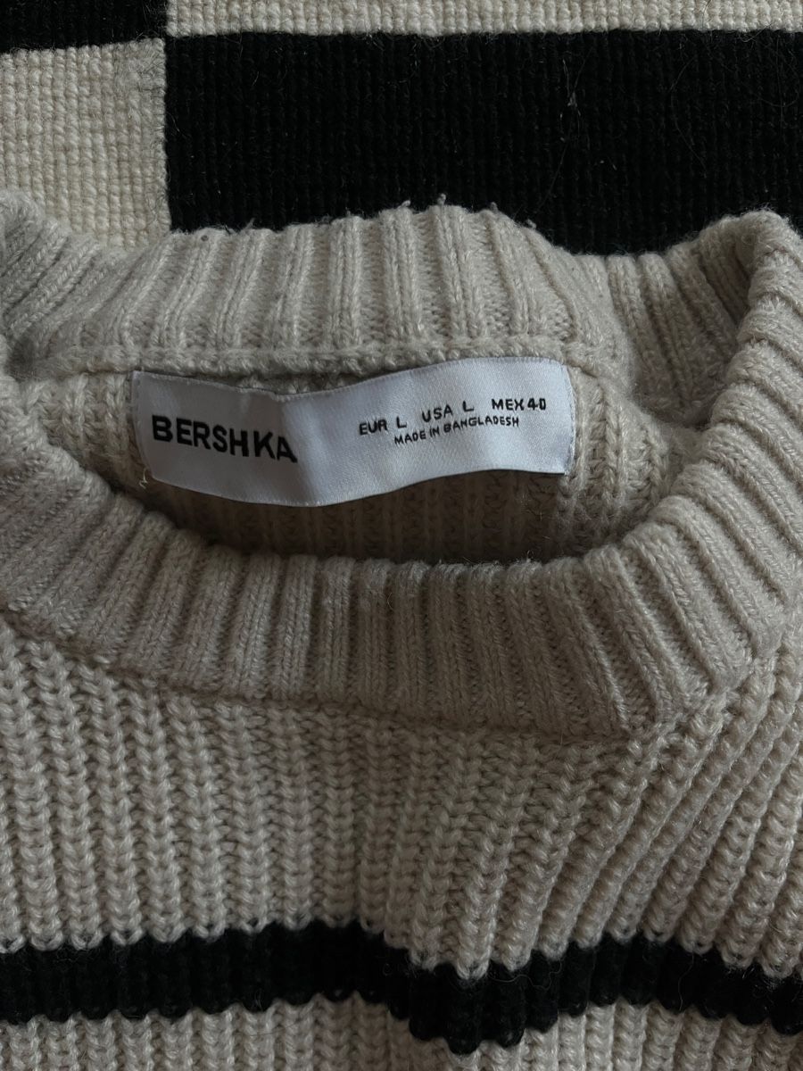 Bershka Maglioni & Felpe: Gestreifter Strickpullover – Nuovo (secondo la descrizione) da Baden venduto da JelenaLuisa 1