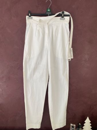 Marccain Figurnah geschnittene Hose  weiche BaumwolleGr 42