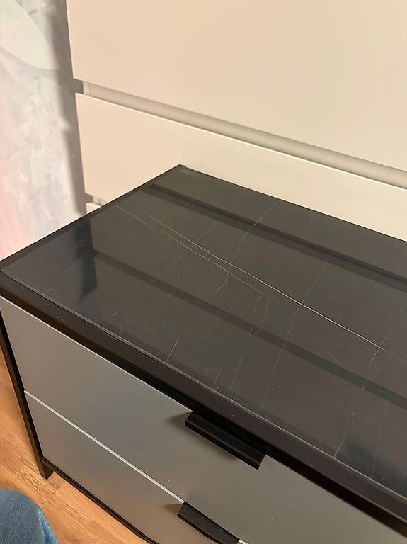 TV Möbel: micasa SEVEN Lowboard  Graugrün – Gebraucht aus Mels von Zwiebelbrot 2