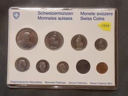 Münzen-Sätze 1977 Stempelglanz (8 Münzen)