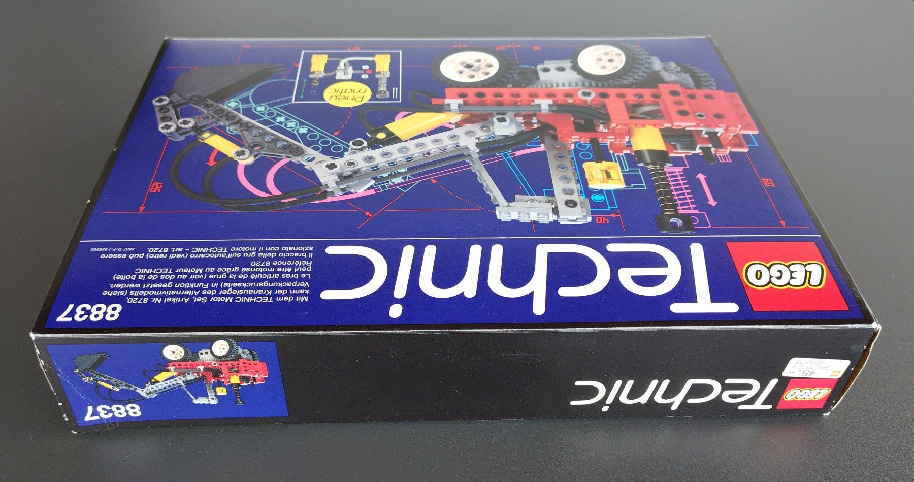 Lego Giocattoli: Lego Technic 8837 Pneumatic Bagger Neu Originalverpackt 1992 – Nuovo e nell'imballaggio originale da Küssnacht venduto da Delmu 4