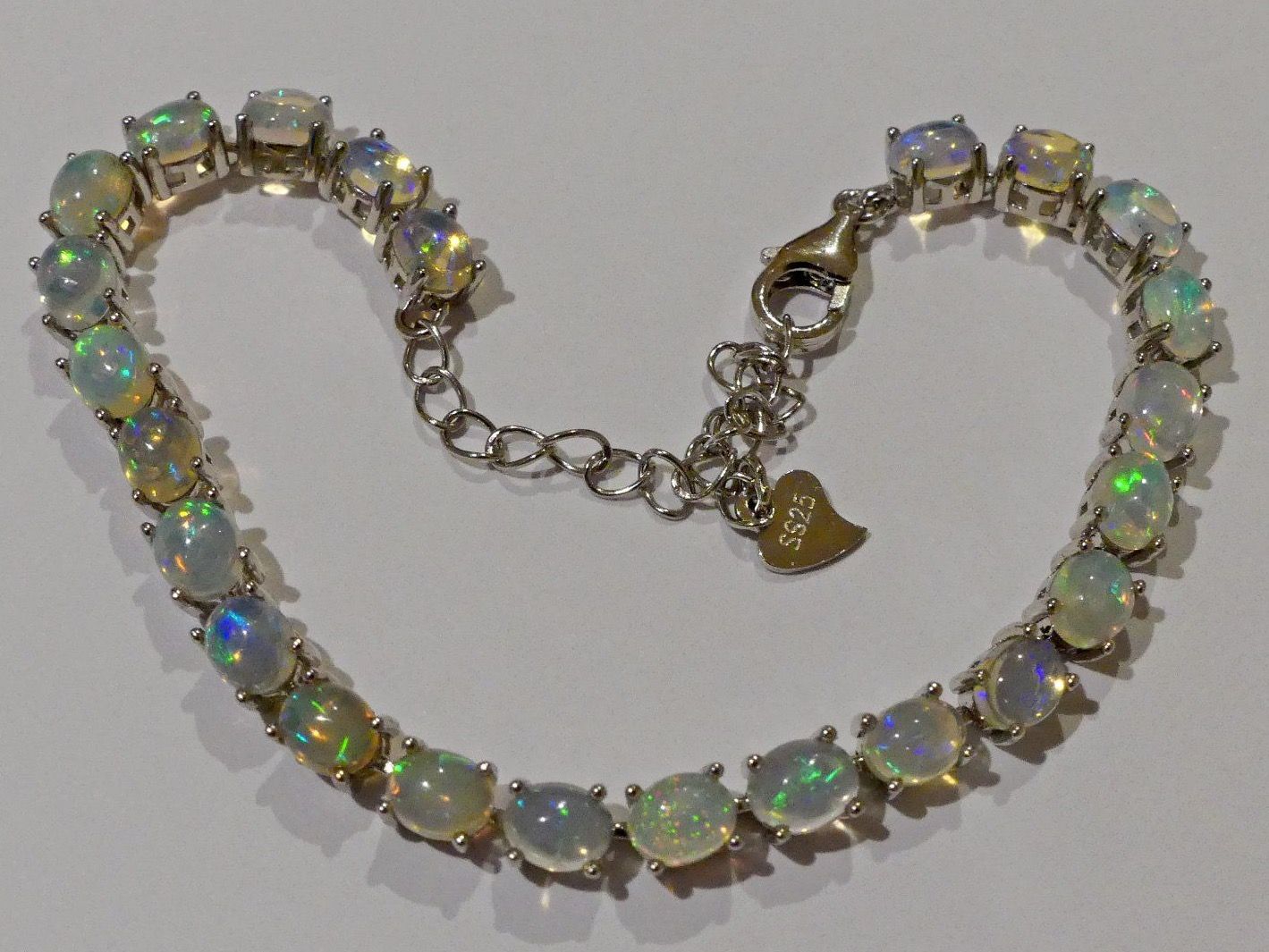 Bracciali & Braccialetti: Armband mit Kristall-Opalen – Nuovo e nell'imballaggio originale da Matten b. Interlaken venduto da kero71 3