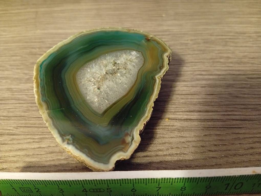 Mineralien & Heilsteine: Geode Agata verde acqua  – Gebraucht aus Vezio von 41181 1