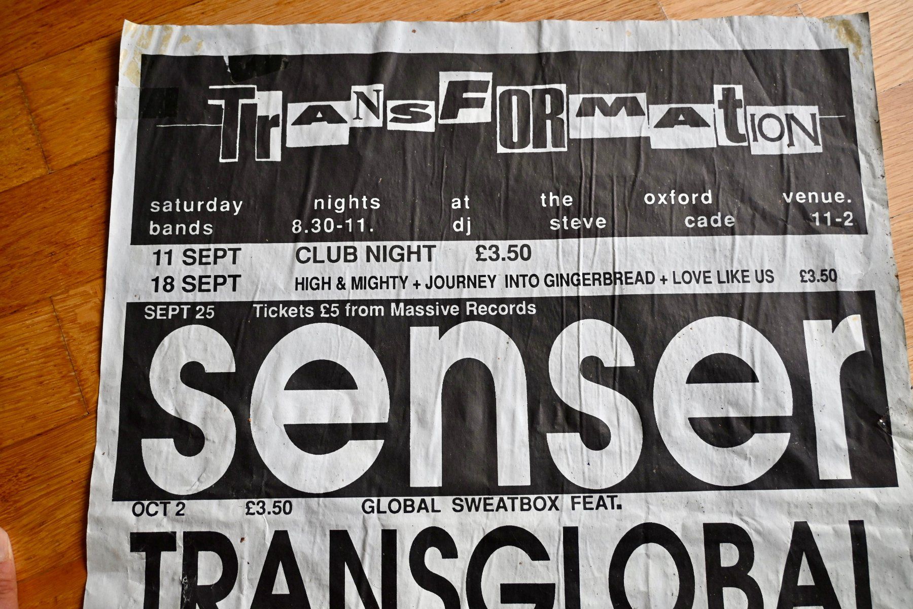 Dischi in vinile: Original 90er K-Plakat SENSER Transglobal Underground TRANSF – Usato da Pfaffhausen venduto da mono_rec 7
