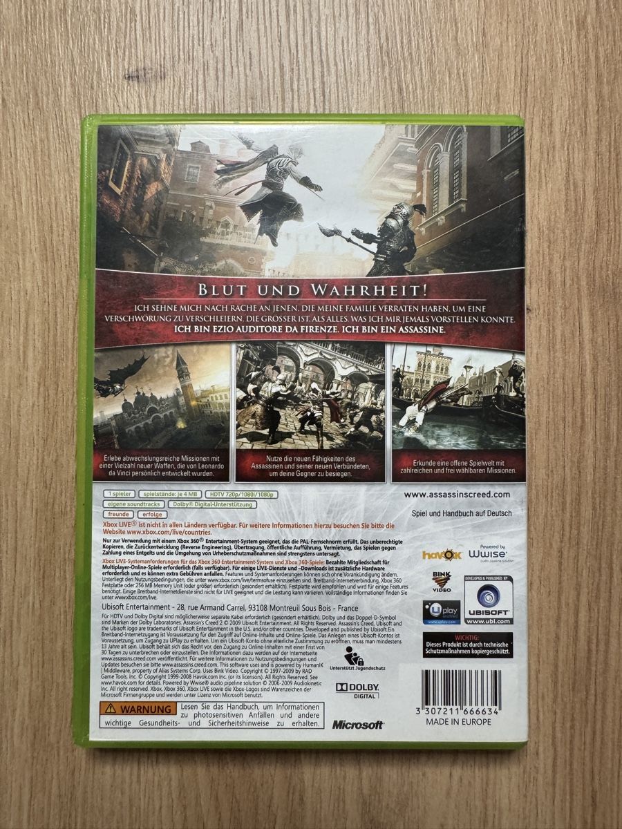 Microsoft Spiele: Assassin's Creed II - Xbox 360 Spiel – Gebraucht aus Biberist von etesummer 1