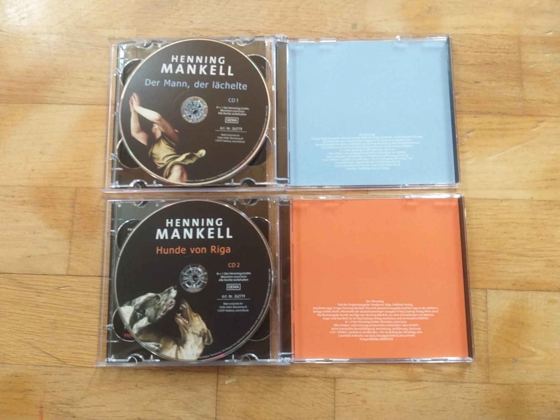 Audiolibri: Henning Mankell: Hunde von Riga & Der Mann der lächelte 2-CD – Usato da St. Gallen venduto da elkapone 5