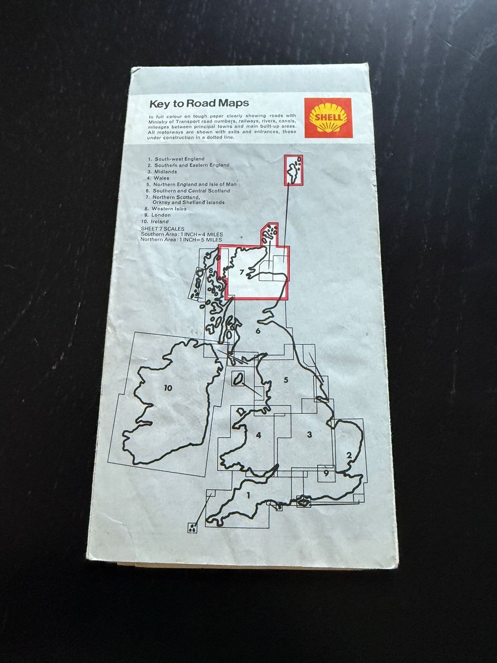 Landkarten & Atlanten: Shell Karte 16 - Schottland, Orkney 1969 - Oldtimer! – Gebraucht aus Erstfeld von Mario_boe0 3