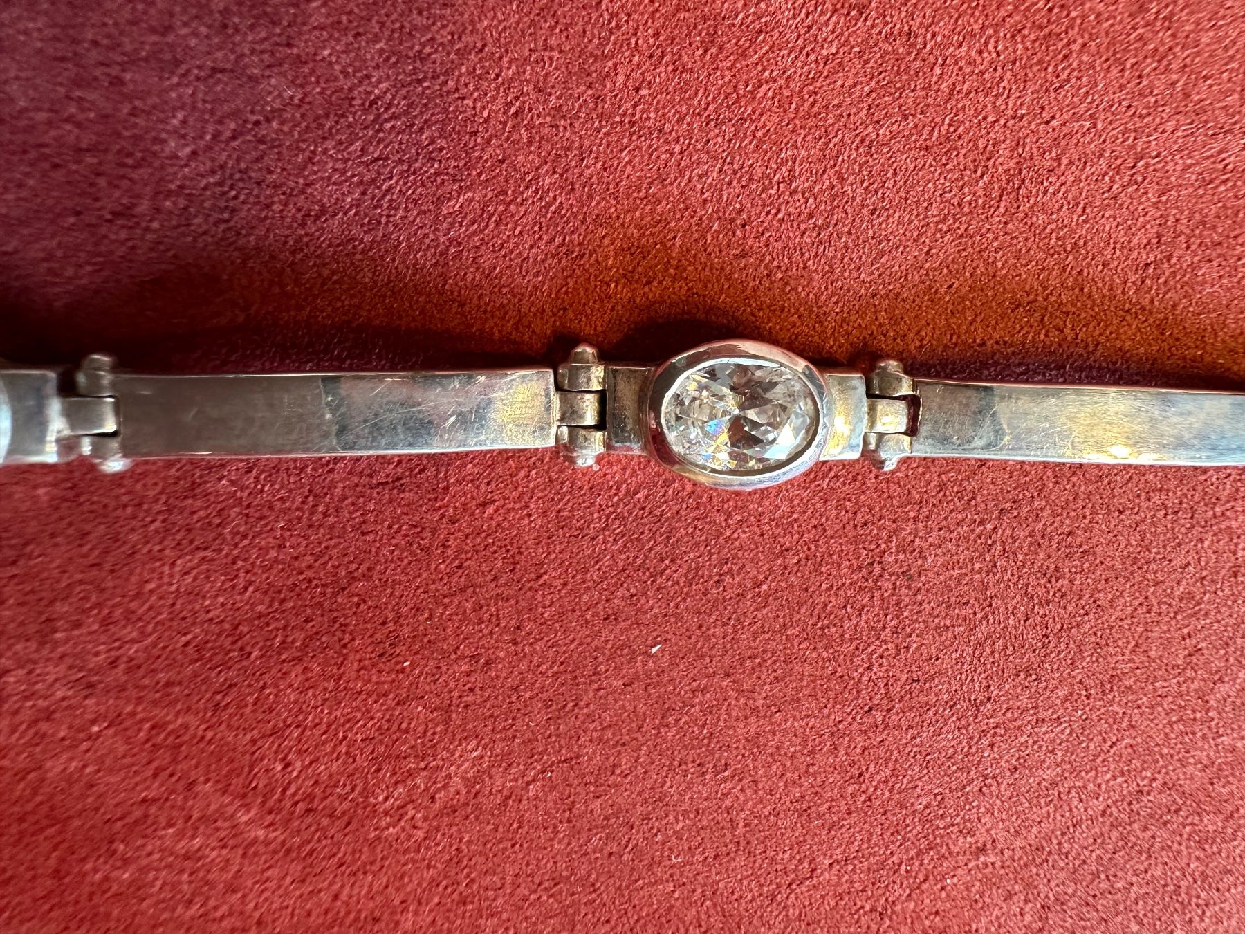 Armbänder & -reifen: Silber Armkette 925 mit Strass – Gebraucht aus Herbriggen von Sehrazade 4