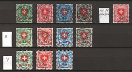 1924-40 : alle "Wappenmuster" - KP 950.--
