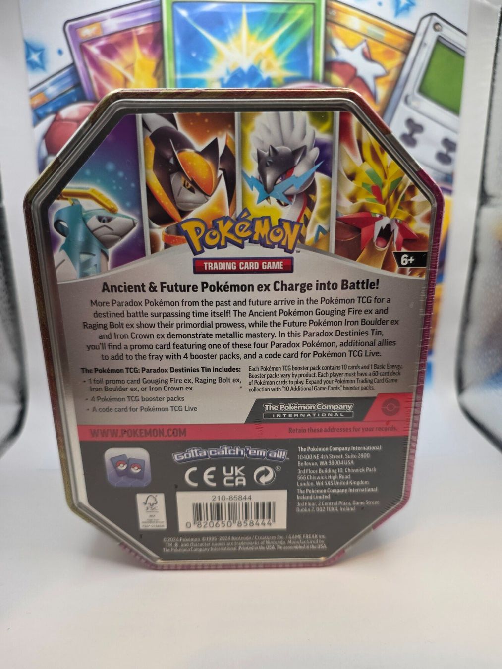 Pokémon Sammelbilder & Trading cards: NEU Iron Boulder ex Tin Sealed EN Pokemon – Neu und originalverpackt aus Böckten von Collector-Zone 1