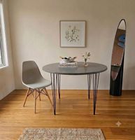 Vintage Hairpin Table, Dining Table, Esstisch rund 110cm
