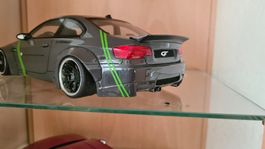 BMW M3 GT2 Modellauto, Grau-Grün, Sammlerstück, Top!