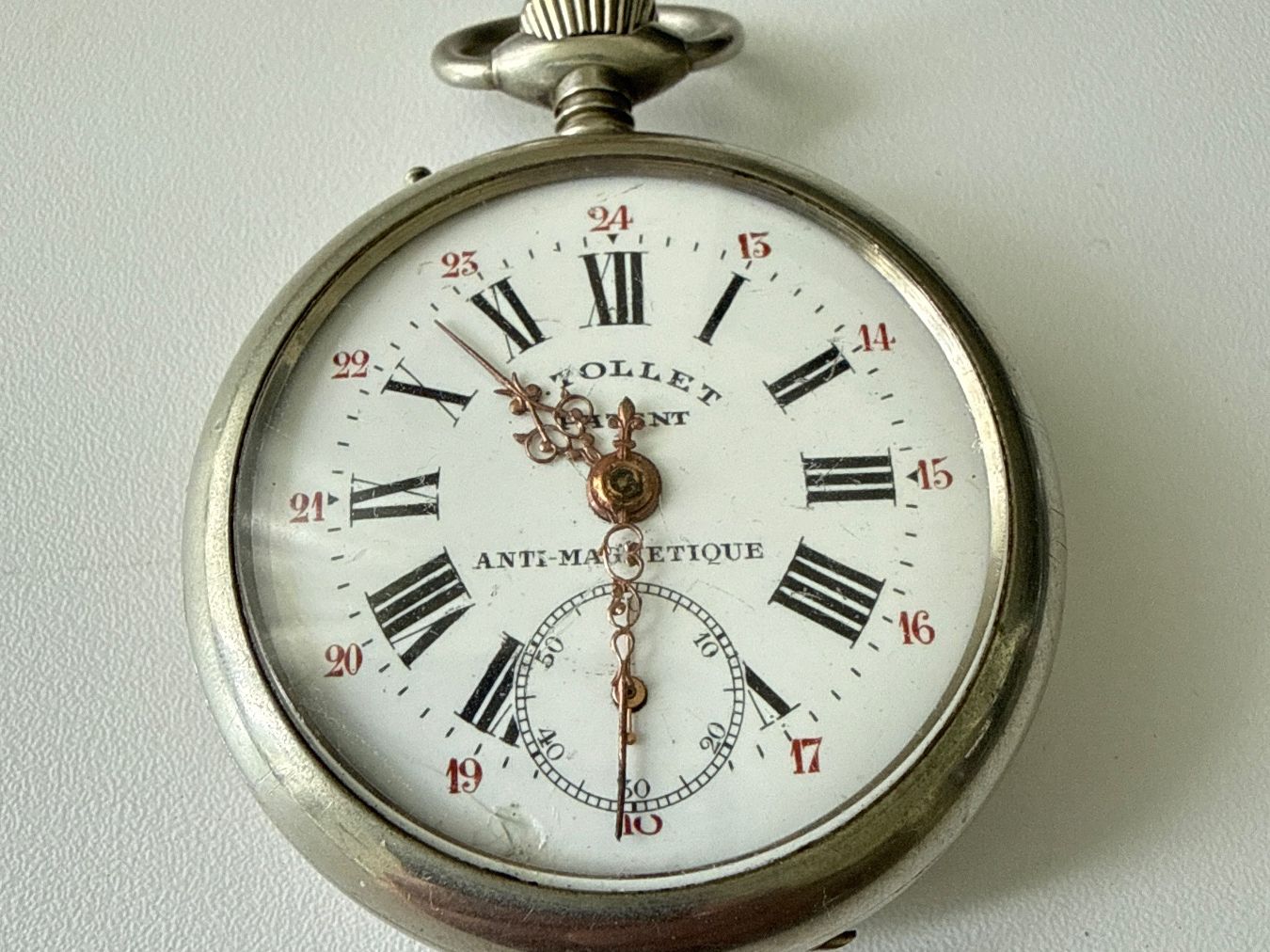 Roskopf Montres: Original Rosskopf Taschenuhr läuft – D'occasion à Stadel par amigo014