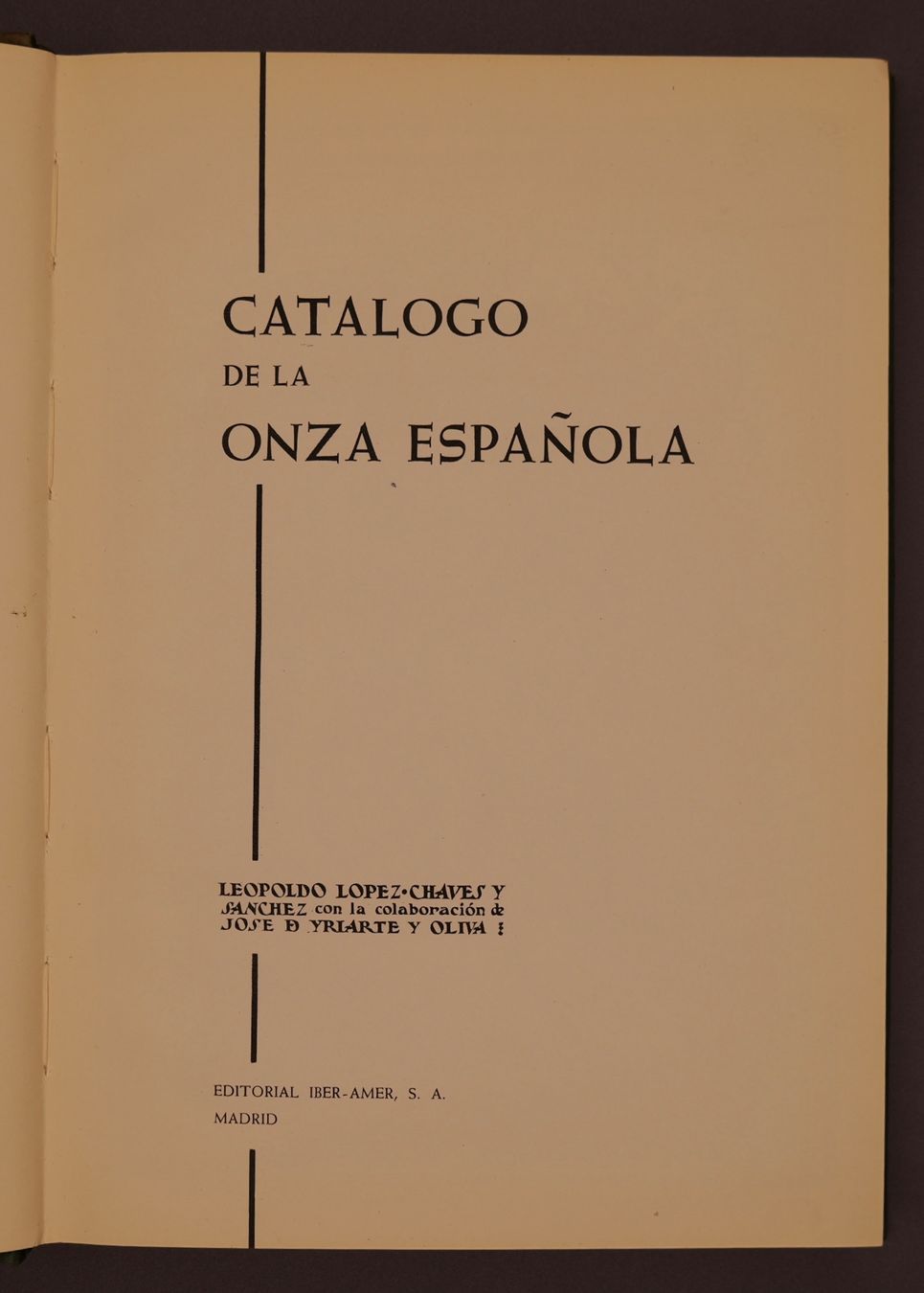 Libri: Catalogo de la Onza Española – Usato da Morcote venduto da AmbiveriLeo 2