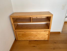 3 Regale und 2 Rollschubladen Norrebro (IKEA)