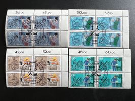Deutschland 1986 Jugendmarken FDC   Viererblock  (3681)