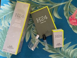 H24 Hermès soin visage et miniatures