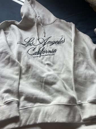 Weisser Los Angeles California Hoodie, Grösse L
